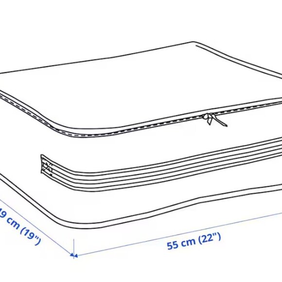 Set of 6 - GORSNYGG Storage case, white/clear, 22x19x7 - Picture 4 of 4